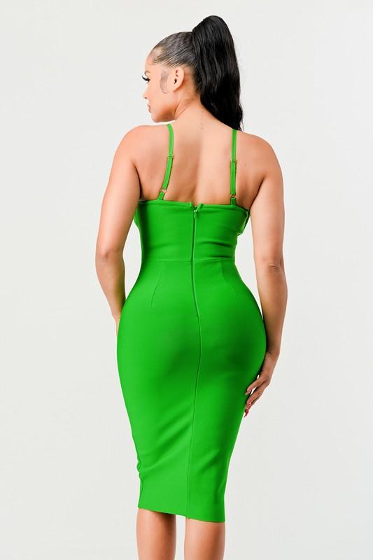 CORSET BANDAGE DRESS - PRIVILEGE 