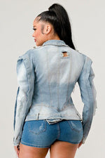 Vintage Denim Jean Jacket - PRIVILEGE 