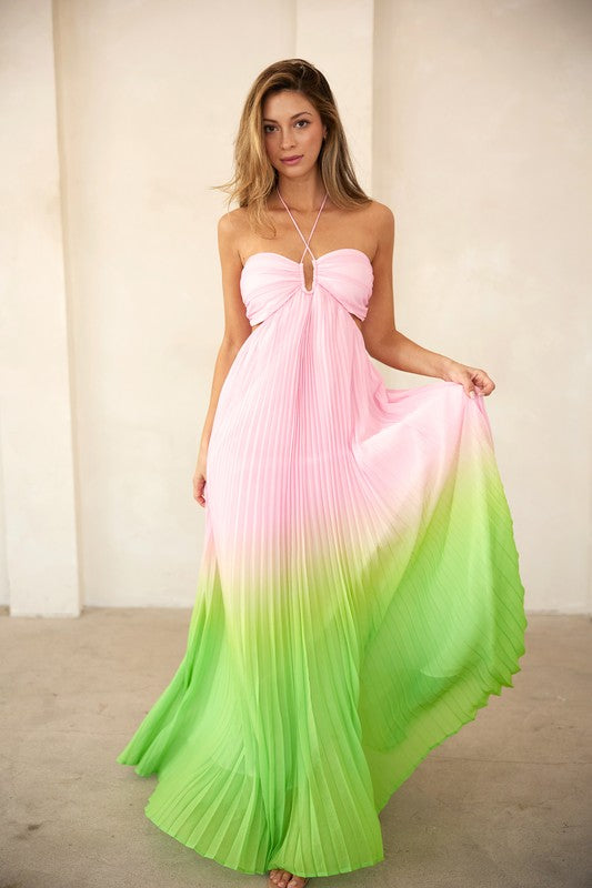 Sweetheart Halter Dress