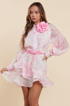 PINK Dreams Flirty Mini Dress - PRIVILEGE 