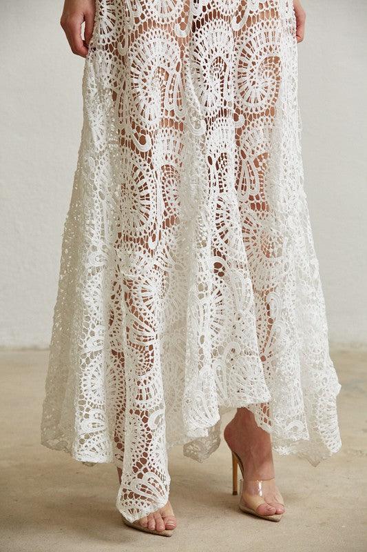 BODYSUIT CROCHET DRESS