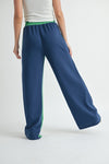 TWO TONE GOGGING FASHION PANT