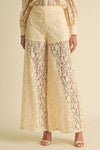 WIDE LEG AND RENIANCE BLOUSE IN LACE 2 PC SET