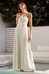 Scallop Tank Crotchet Maxi Dress