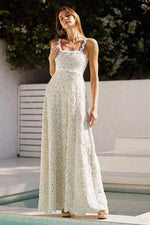 Scallop Tank Crotchet Maxi Dress