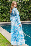 TURQUIOS BLUE VERCASE MAXI DRESS