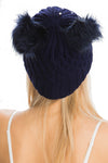 rhinestone pom pom hat - PRIVILEGE 