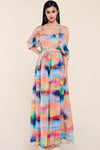 Color dream maxi dress - PRIVILEGE 