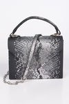 Snakeskin clutch - PRIVILEGE 