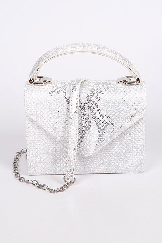 Snakeskin clutch - PRIVILEGE 