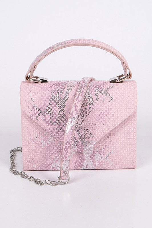 Snakeskin clutch - PRIVILEGE 