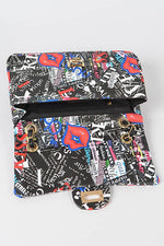 Letter print handbag - PRIVILEGE 