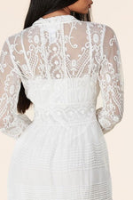 Lace maxi dress - PRIVILEGE 