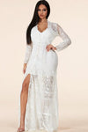 Lace maxi dress - PRIVILEGE 