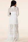 Lace maxi dress - PRIVILEGE 