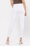 WHITE SKINNY JEAN DISTRESSED - PRIVILEGE 