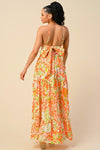 FLORAL DETAIL MAXI DRESS - PRIVILEGE 