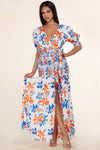 SUMMER PRINT MAXI DRESS - PRIVILEGE 