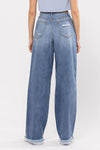 VINTAGE WIDE LEG  DISTRESSED JEAN - PRIVILEGE 