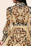 LEOPARD PRINT MINI SWING DRESS - PRIVILEGE 