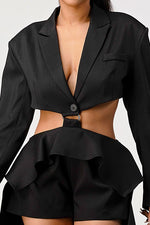 BLAZER STYLE CU TOUT ROMPER - PRIVILEGE 