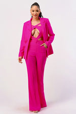 Hot  sexy cutout three pcs suit - PRIVILEGE 