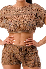 CROCHET SHORT SET - PRIVILEGE 