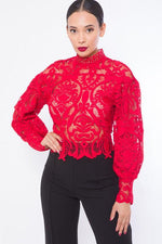 CROCHET FASHION TOP - PRIVILEGE 