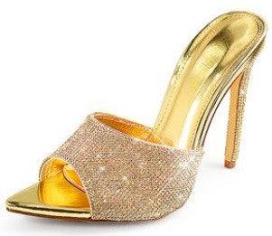 RHINESTONE HEEL - PRIVILEGE 