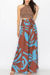 Belted super wide leg pants - PRIVILEGE 