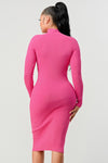 TWIST BODYCON DRESS - PRIVILEGE 