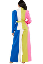 COLORBLOCK 2PC SUIT - PRIVILEGE 