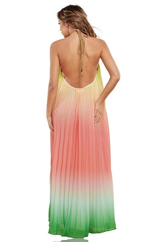 RAINBOW MAXI DRESS - PRIVILEGE 