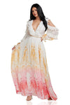 OPEN SHOULDER MAXI DRESS - PRIVILEGE 