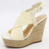 Espadrille Platform Wedge High Heel Dressy Sandal - PRIVILEGE 