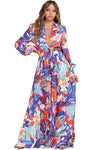 FLORAL PRINT PALAZO PLEATED JUMPSUIT - PRIVILEGE 