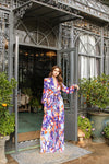 FLORAL PRINT PALAZO PLEATED JUMPSUIT - PRIVILEGE 