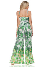 TROPICAL PLEATED JUMPSUIT - PRIVILEGE 