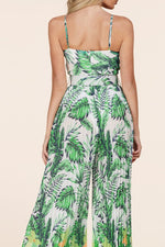 TROPICAL PLEATED JUMPSUIT - PRIVILEGE 