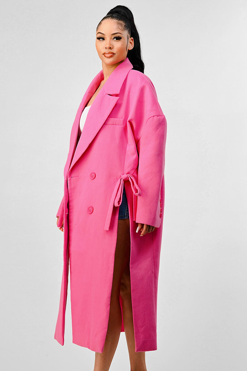 PINK OVER COAT - PRIVILEGE 