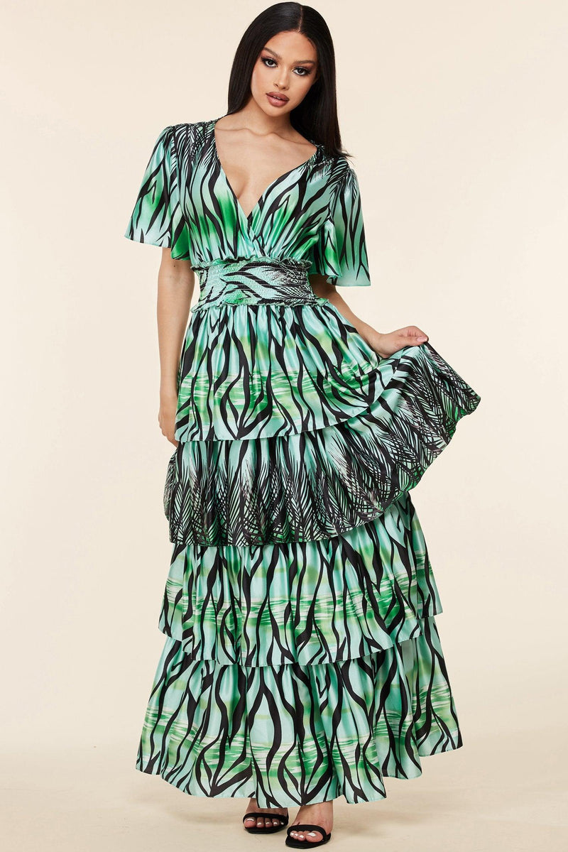 PRINT MAXI DRESS - PRIVILEGE 