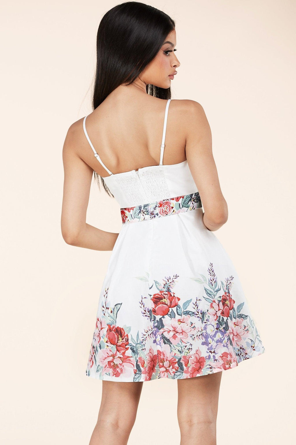 FLORAL MINI DRESS - PRIVILEGE 