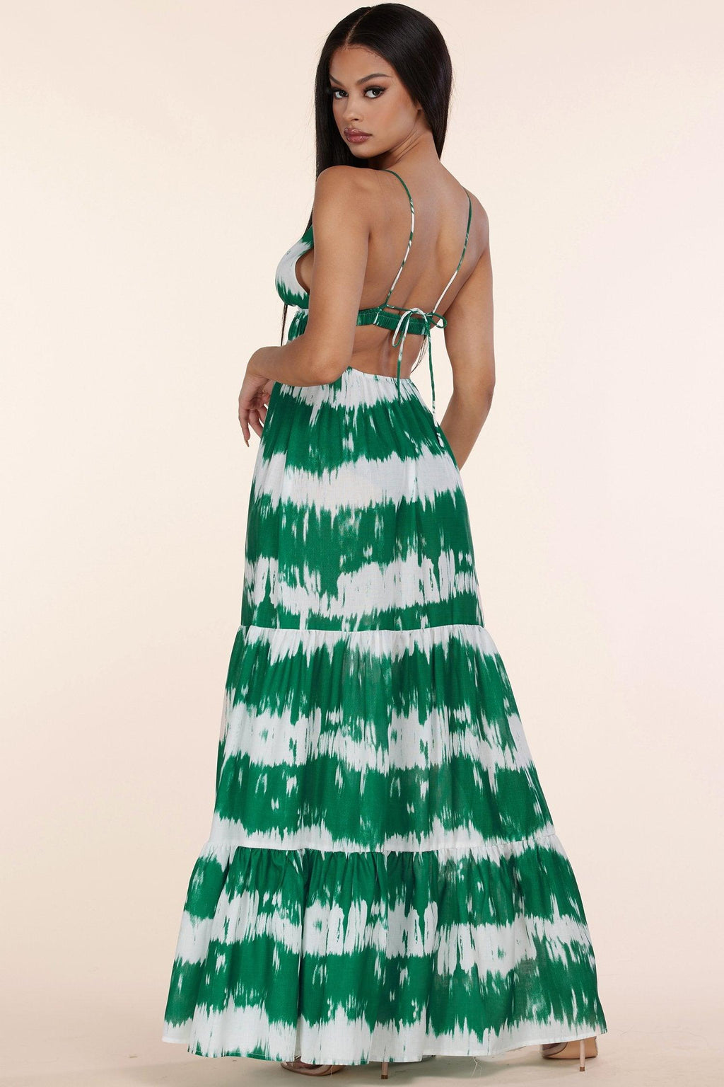 TIERED MAXI DRESS - PRIVILEGE 