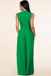 GREEN JUMPSUIT WITH A FLARE - PRIVILEGE 