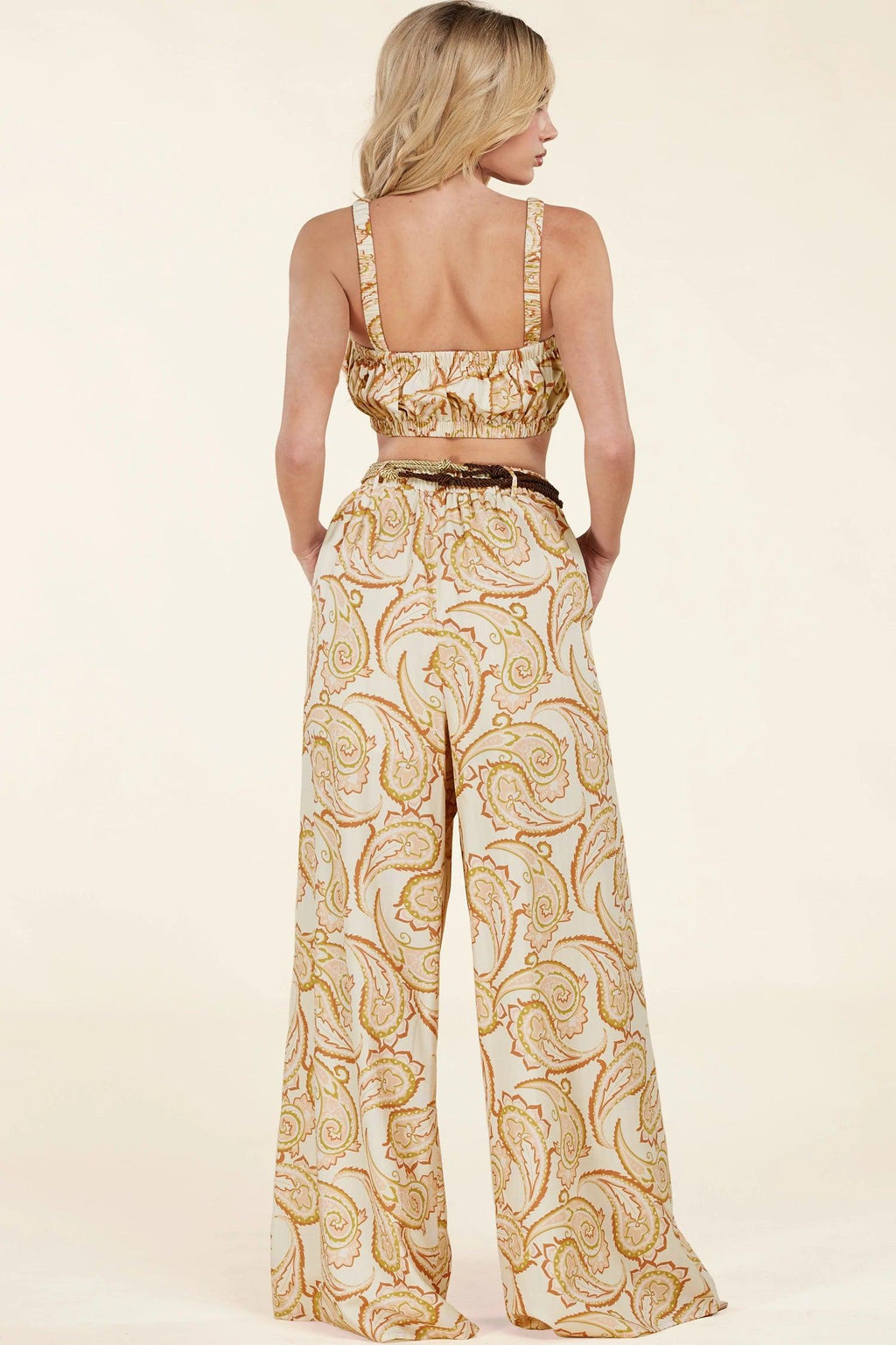 Paisley print two-piece set - PRIVILEGE 