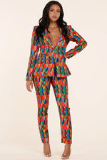 RAINBOW 2 PC PANT SET - PRIVILEGE 