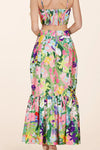 Colorful flower print two-piece set - PRIVILEGE 