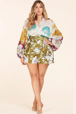 FLORAL 2 PC SHORT SET - PRIVILEGE 